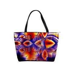 Winter Crystal Palace, Abstract Cosmic Dream Classic Shoulder Handbag by DianeClancy