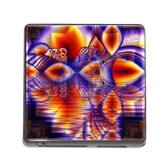 Winter Crystal Palace, Abstract Cosmic Dream Memory Card Reader With Storage (square) by DianeClancy