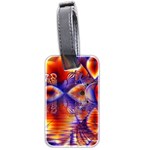 Winter Crystal Palace, Abstract Cosmic Dream Luggage Tag (two sides) Front