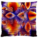 Winter Crystal Palace, Abstract Cosmic Dream Large Cushion Case (One Side) Front