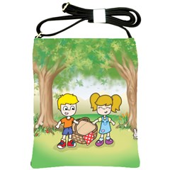 Picnic Time Shoulder Sling Bag by CaterinaBassano