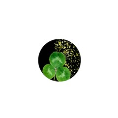 Clover 1  Mini Button Magnet