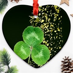 Clover Heart Ornament