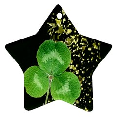 Clover Star Ornament