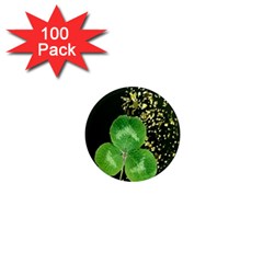 Clover 1  Mini Button Magnet (100 Pack)