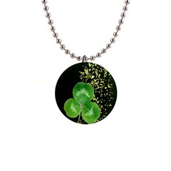 Clover Button Necklace