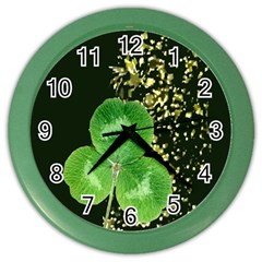 Clover Wall Clock (color)