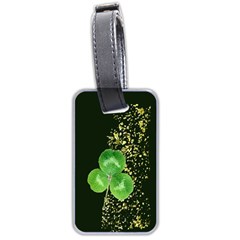 Clover Luggage Tag (two Sides)