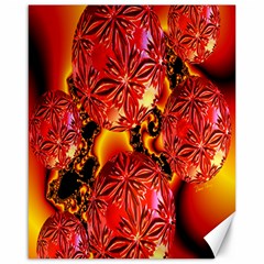  Flame Delights, Abstract Red Orange Canvas 16  X 20  (unframed)