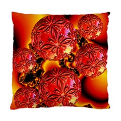  Flame Delights, Abstract Red Orange Cushion Case (single Sided)  by DianeClancy