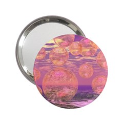 Glorious Skies, Abstract Pink And Yellow Dream Handbag Mirror (2 25 ) by DianeClancy