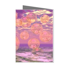 Glorious Skies, Abstract Pink And Yellow Dream Mini Greeting Card (8 Pack) by DianeClancy