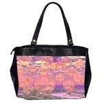 Glorious Skies, Abstract Pink And Yellow Dream Oversize Office Handbag (Two Sides) Back