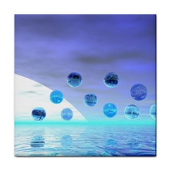 Moonlight Wonder, Abstract Journey To The Unknown Face Towel