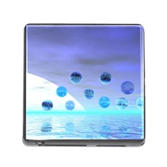 Moonlight Wonder, Abstract Journey To The Unknown Memory Card Reader With Storage (square) by DianeClancy