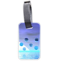 Moonlight Wonder, Abstract Journey To The Unknown Luggage Tag (Two Sides)