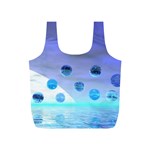 Moonlight Wonder, Abstract Journey To The Unknown Reusable Bag (S) Back