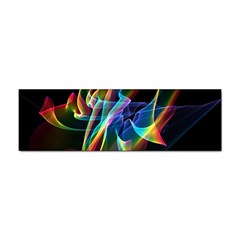 Aurora Ribbons, Abstract Rainbow Veils  Bumper Sticker by DianeClancy