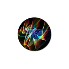 Aurora Ribbons, Abstract Rainbow Veils  Golf Ball Marker 10 Pack