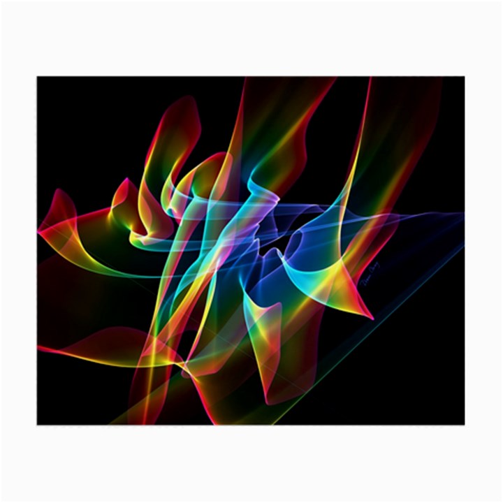 Aurora Ribbons, Abstract Rainbow Veils  Glasses Cloth (Small)