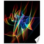 Aurora Ribbons, Abstract Rainbow Veils  Canvas 20  x 24  (Unframed) 19.57 x23.15  Canvas - 1