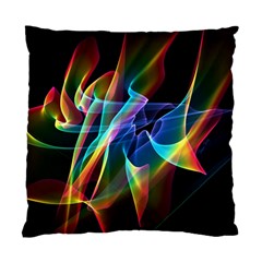 Aurora Ribbons, Abstract Rainbow Veils  Cushion Case (single Sided)  by DianeClancy