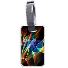 Aurora Ribbons, Abstract Rainbow Veils  Luggage Tag (one Side) by DianeClancy