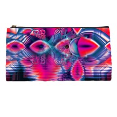 Cosmic Heart Of Fire, Abstract Crystal Palace Pencil Case by DianeClancy