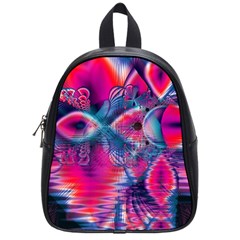 Cosmic Heart Of Fire, Abstract Crystal Palace School Bag (small) by DianeClancy