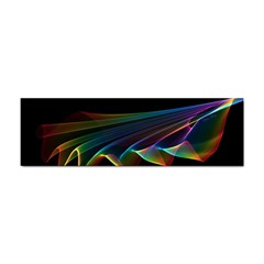  Flowing Fabric Of Rainbow Light, Abstract  Bumper Sticker by DianeClancy