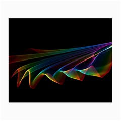  Flowing Fabric Of Rainbow Light, Abstract  Glasses Cloth (small) by DianeClancy