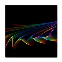  Flowing Fabric Of Rainbow Light, Abstract  Face Towel