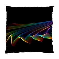  Flowing Fabric Of Rainbow Light, Abstract  Cushion Case (two Sided)  by DianeClancy