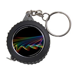  Flowing Fabric Of Rainbow Light, Abstract  Measuring Tape