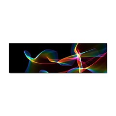 Fluted Cosmic Rafluted Cosmic Rainbow, Abstract Winds Bumper Sticker by DianeClancy