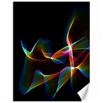 Fluted Cosmic Rafluted Cosmic Rainbow, Abstract Winds Canvas 12  x 16  (Unframed) 11.86 x15.41  Canvas - 1