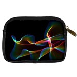 Fluted Cosmic Rafluted Cosmic Rainbow, Abstract Winds Digital Camera Leather Case Back