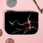 Fluted Cosmic Rafluted Cosmic Rainbow, Abstract Winds Coin Change Purse Front