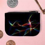 Fluted Cosmic Rafluted Cosmic Rainbow, Abstract Winds Coin Change Purse Back