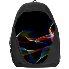 Fluted Cosmic Rafluted Cosmic Rainbow, Abstract Winds Backpack Bag by DianeClancy