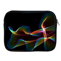 Fluted Cosmic Rafluted Cosmic Rainbow, Abstract Winds Apple Ipad Zippered Sleeve by DianeClancy