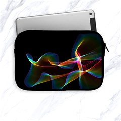 Fluted Cosmic Rafluted Cosmic Rainbow, Abstract Winds Apple Ipad Mini Zippered Sleeve by DianeClancy