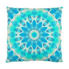 Blue Ice Goddess, Abstract Crystals Of Love Cushion Case (single Sided)  by DianeClancy