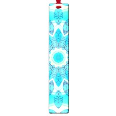 Blue Ice Goddess, Abstract Crystals Of Love Large Bookmark