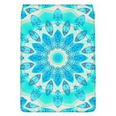 Blue Ice Goddess, Abstract Crystals Of Love Removable Flap Cover (large)