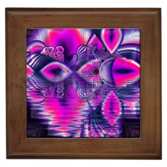 Rose Crystal Palace, Abstract Love Dream  Framed Ceramic Tile