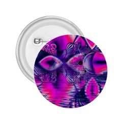 Rose Crystal Palace, Abstract Love Dream  2 25  Button by DianeClancy