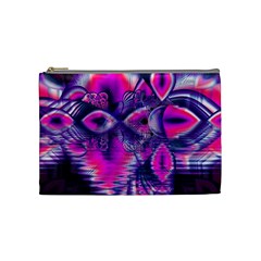 Rose Crystal Palace, Abstract Love Dream  Cosmetic Bag (medium) by DianeClancy