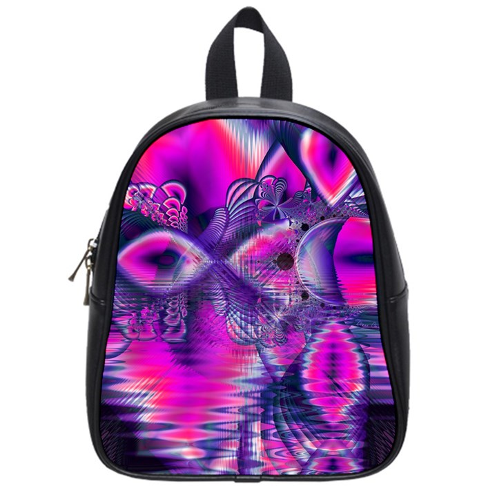 Rose Crystal Palace, Abstract Love Dream  School Bag (Small)