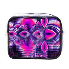 Rose Crystal Palace, Abstract Love Dream  Mini Travel Toiletry Bag (one Side) by DianeClancy